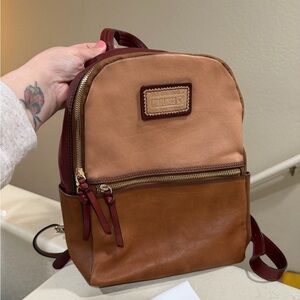 Pikolinos leather backpack